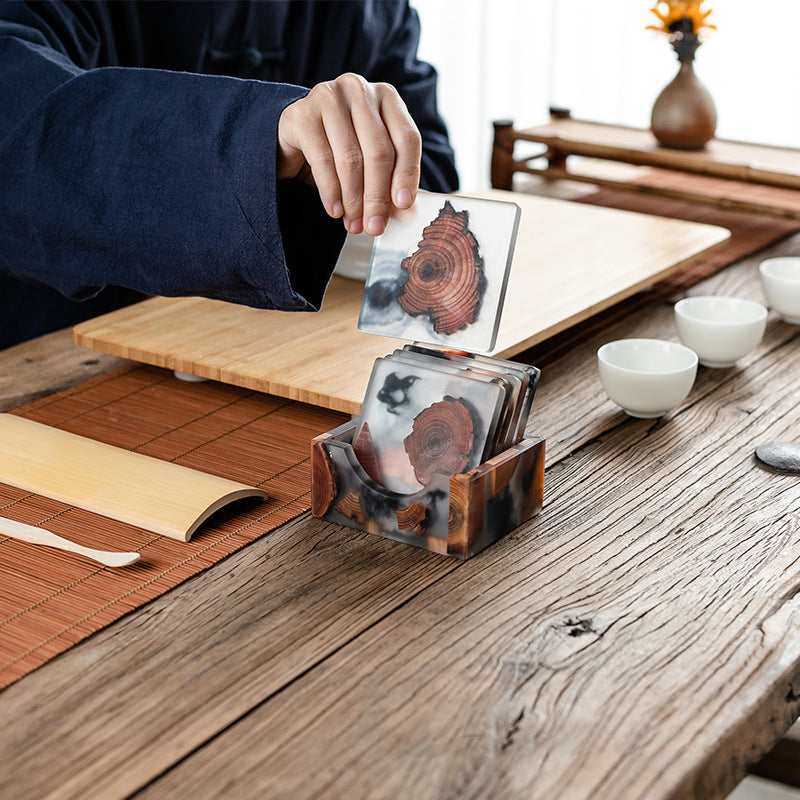 Harz Pine Drink Coaster | Luvikno