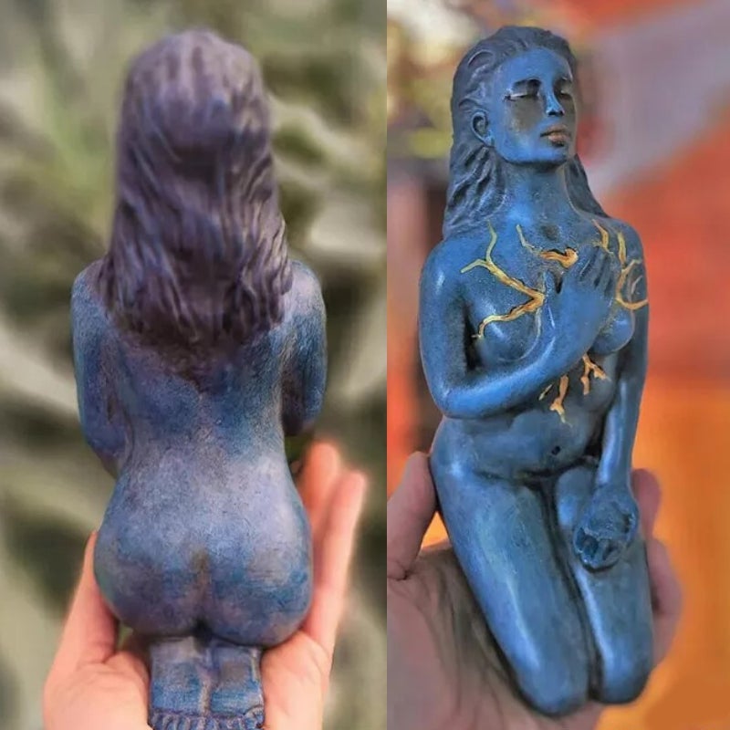 Resin figur "Gudsinnen for helbredelse" | Luvikno