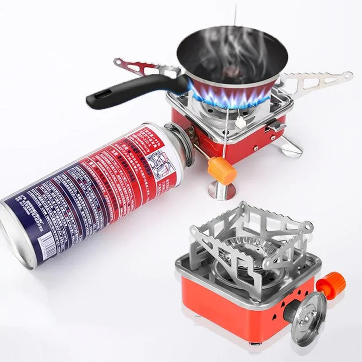 Transportabel gassovn Miniovn med gasspatron Luvikno