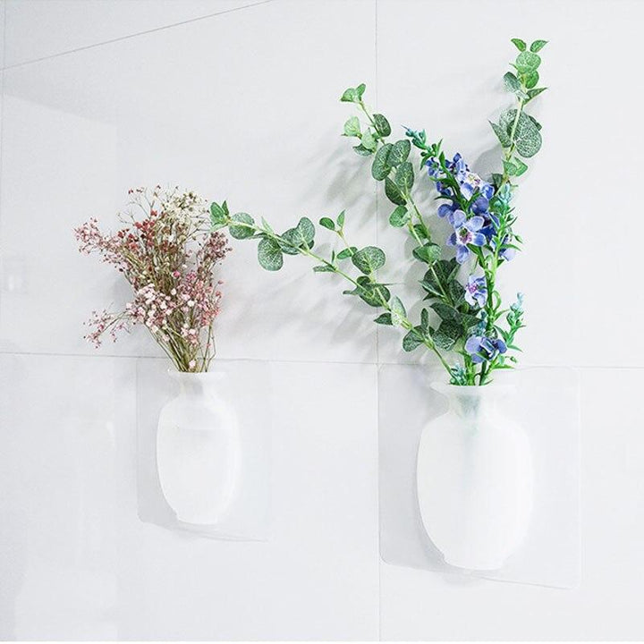 Silicone Sticky Wall Vase | Luvikno