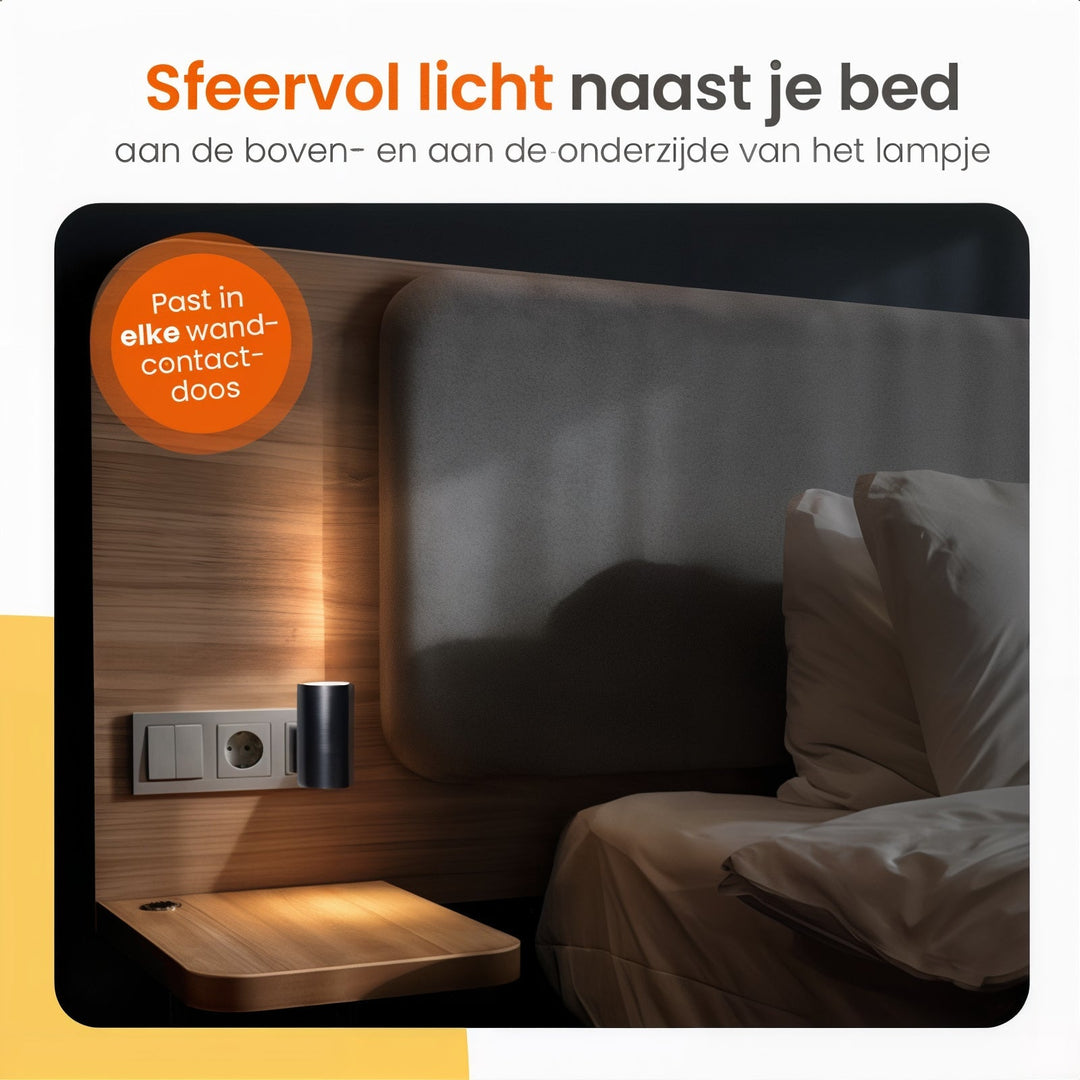 Luvikno | LuxeGlow Dimmable Night Light | Elegant belysning for en atmosfærisk stemning