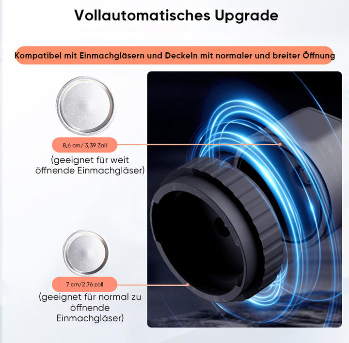 Luvikno | Elektrisk vakuumforsegler for konserveringsglass