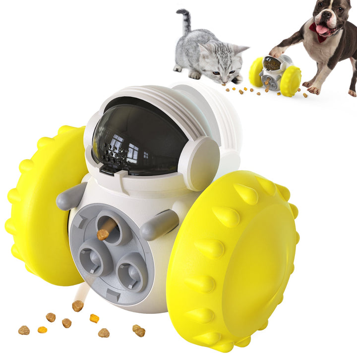 Wobble Food Bil – Balanse & Sakte Fôr Toy for Hunder & Katter Luvikno