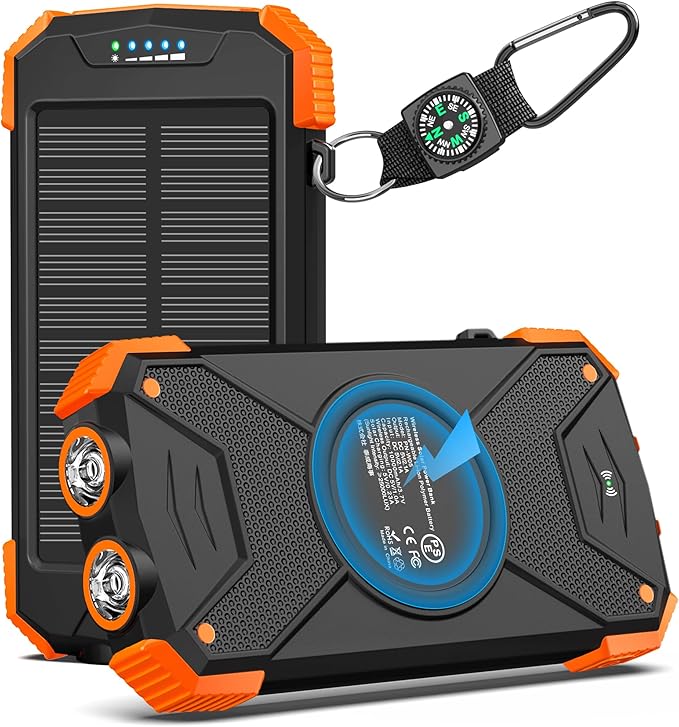 Rivanta Solar-Powerbank Nødlader IPX4 | Luvikno