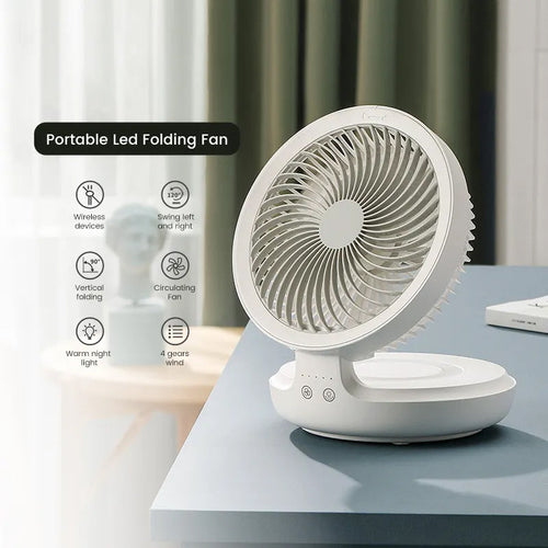 Foldbar skrivebordsvifte | Luvikno