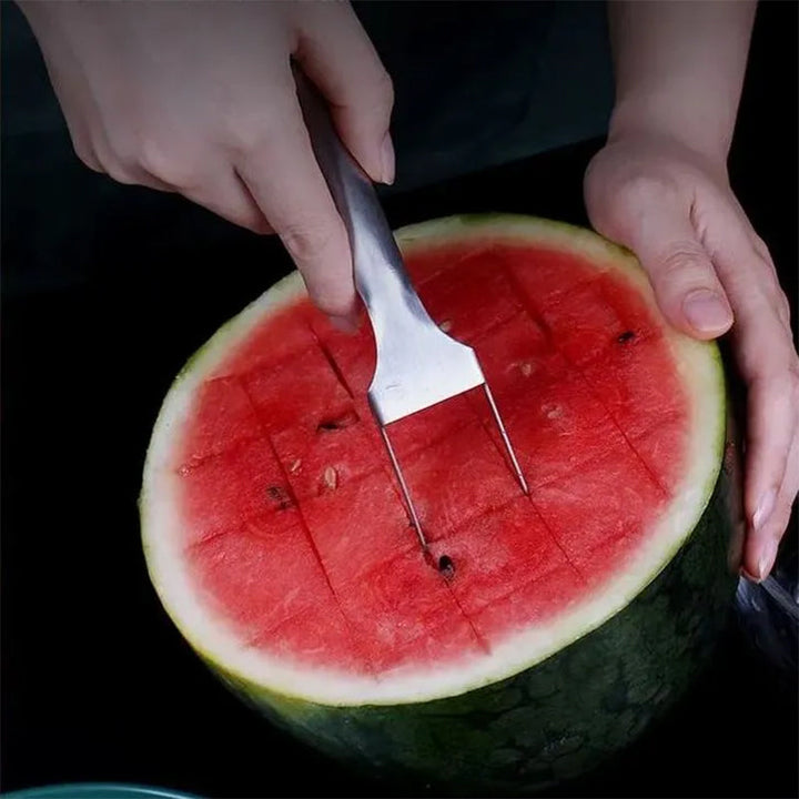 Vannmelon slicer gaffel 2 i 1 | Luvikno