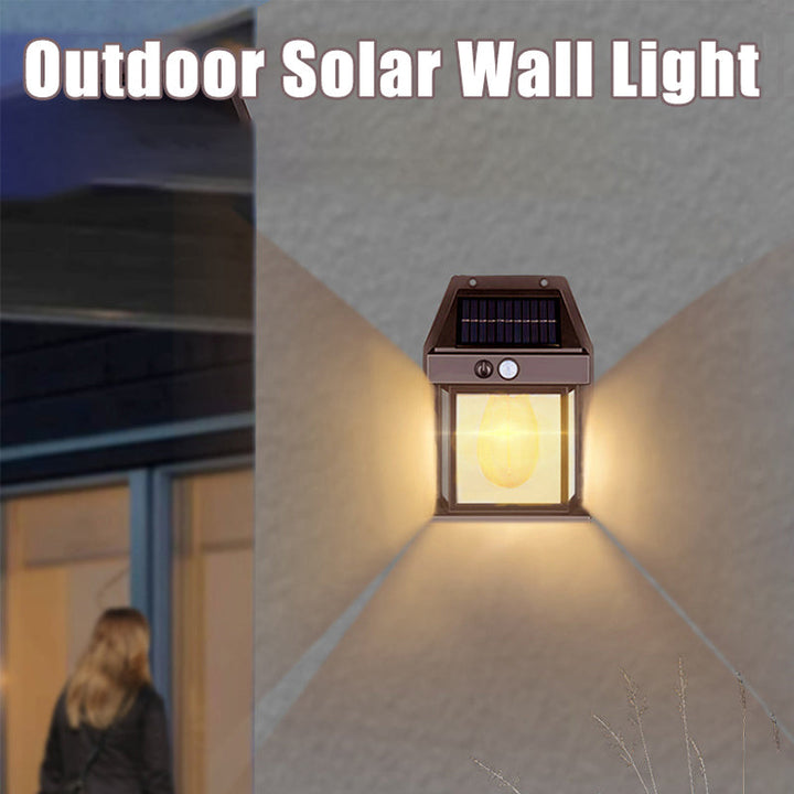 Solar Wolfram Vegglampe | Luvikno