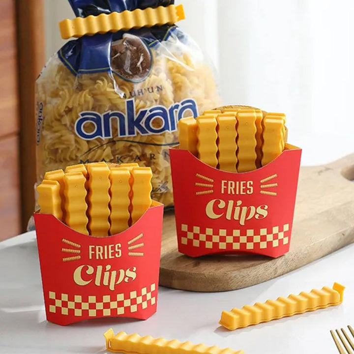 Morsomme Magnetiske Pommes Frites Matklips | Luvikno
