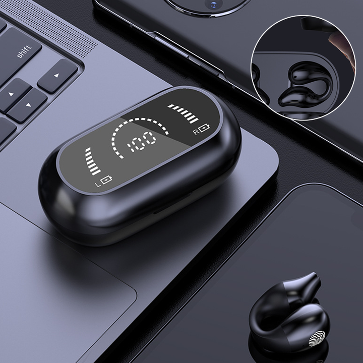 Luvikno | Trådløs Øreklips Bluetooth Headset