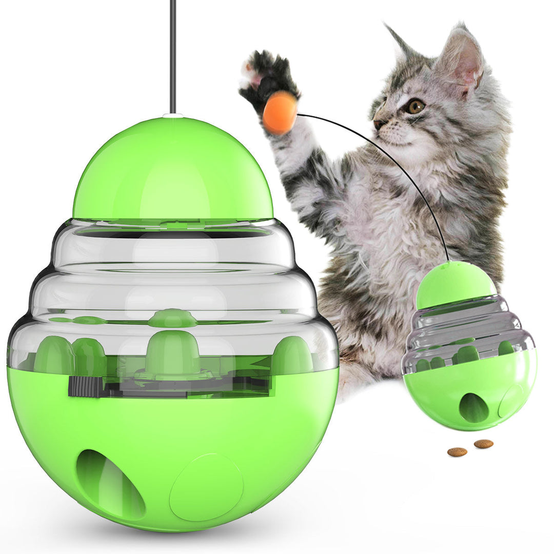 Wobble Food Teaser – Interaktiv Fôrball & Stang for Katter Luvikno