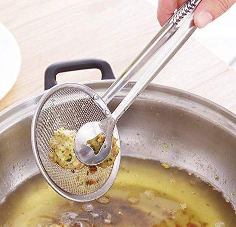 Steketang med sil stainless steel Luvikno