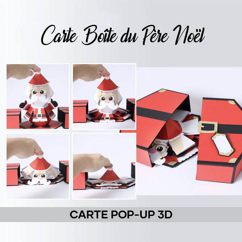 3D Pop-Up Card for the Santa Claus Prank | luvikno
