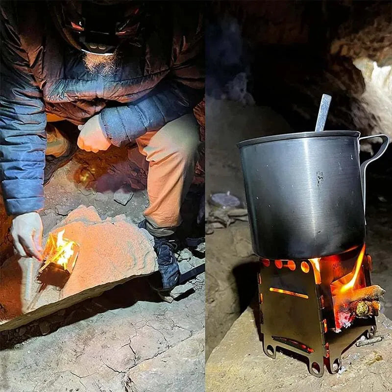 Bærbar BBQ Grill Sett | Luvikno