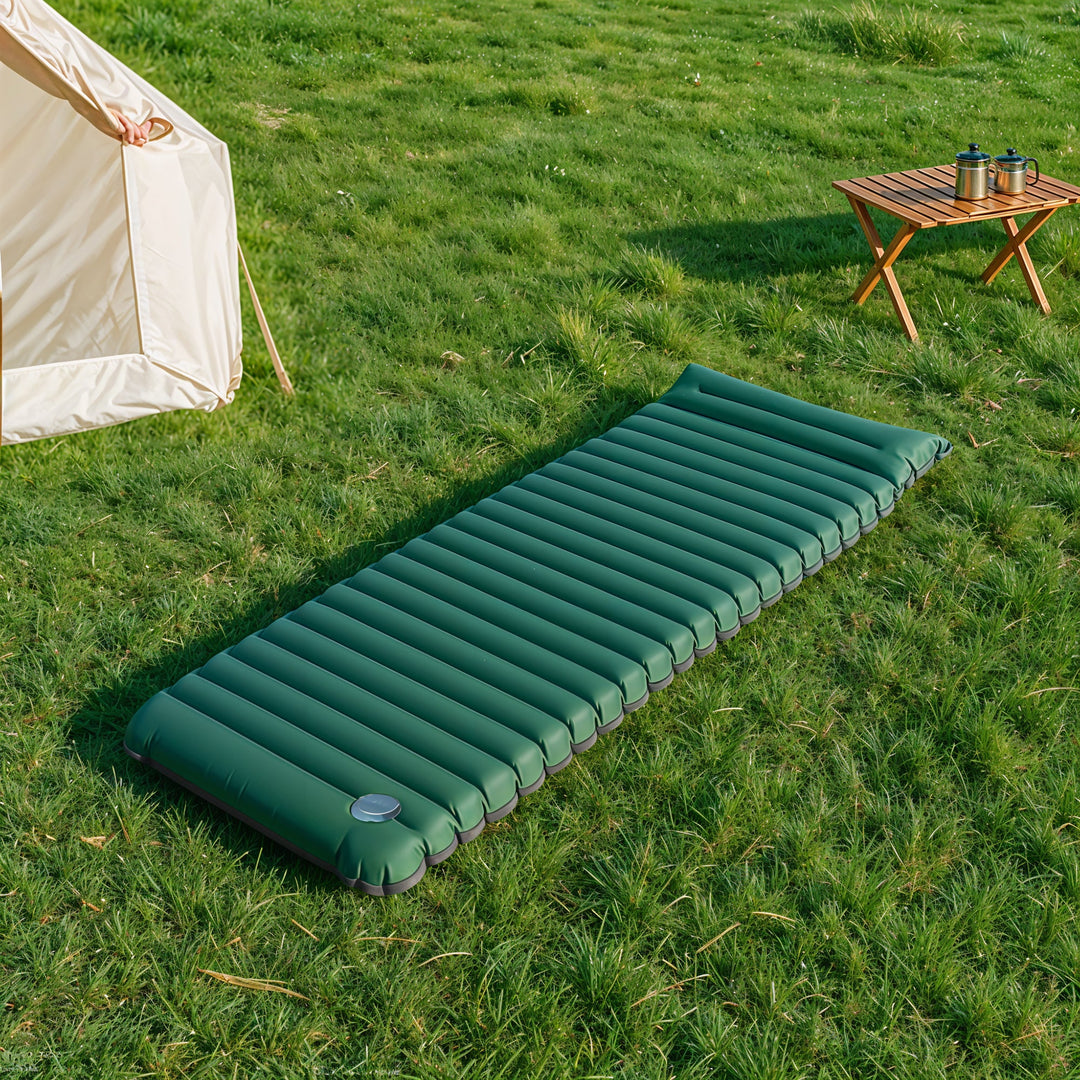 Camping Oppblåsbar & Bærbar Madrass Luvikno