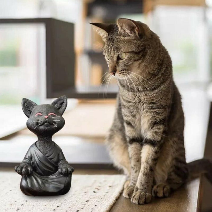Happy Buddha Cat | Luvikno