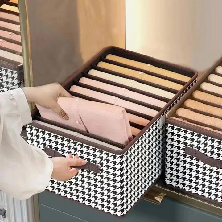 Foldbar Jeans Organisator for Klesskapet | Luvikno