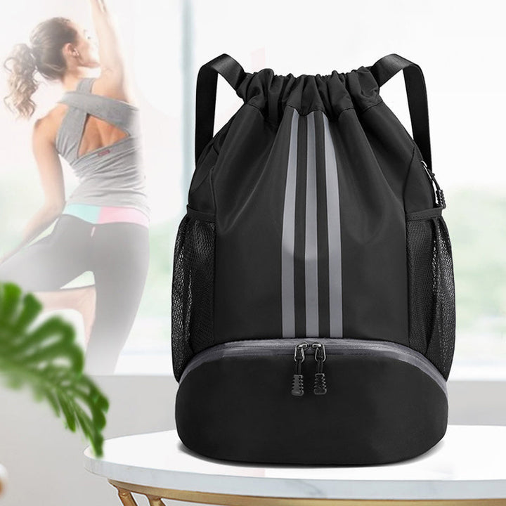 Sport bag laget av nylon med trekkord | Luvikno