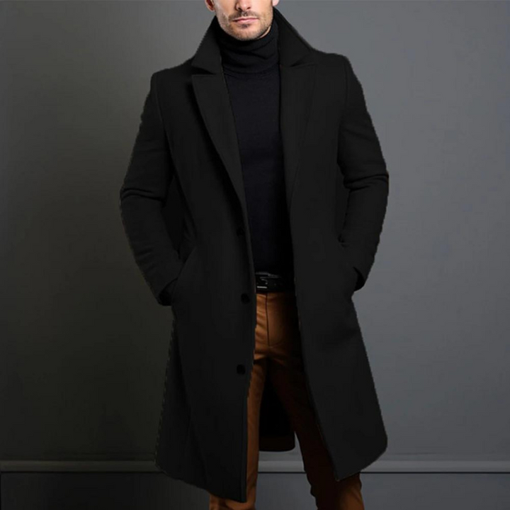 Luvik | Lengre, mer avslappet trenchcoat for menn