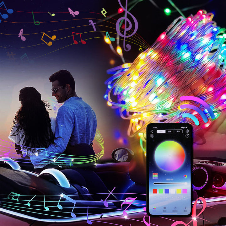 💡🌈Fargerik Fjernkontroll Led Strips Lys😎 | Luvikno