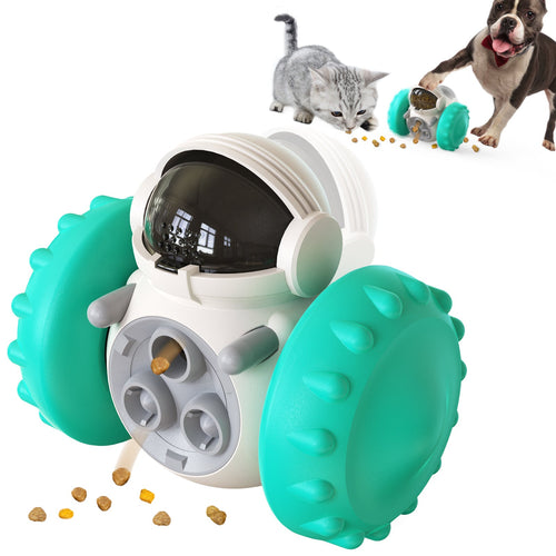 Wobble Food Bil – Balanse & Sakte Fôr Toy for Hunder & Katter Luvikno