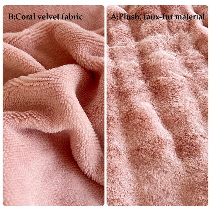 Plush falsk pels kastet for ultimate koselig varme | Luvikno