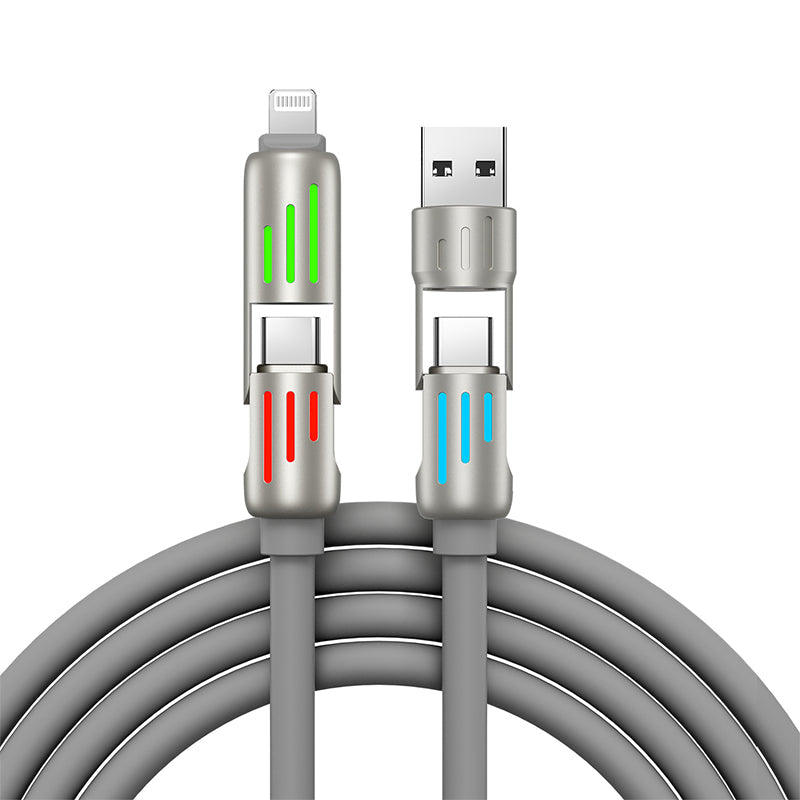 240W 4-i-1 USB C Kabel | Luvikno