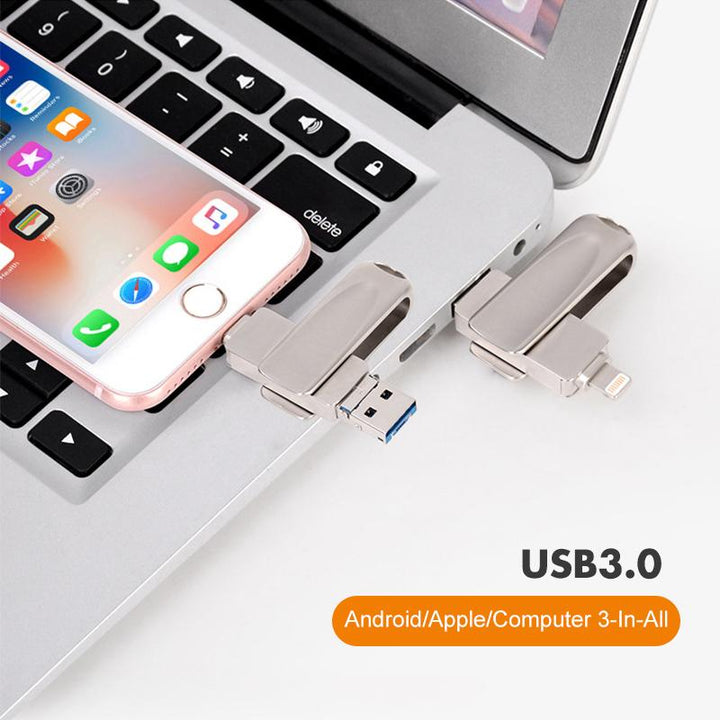 Luvikno | 3-I-1 Mobil USB Minnepin