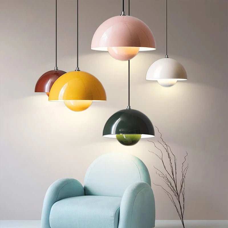 Luvikno | AuraLuxe LED Pendellampe | Moderne Design | Dimmbar Stemningslys | Elegant Belysning for Spisestue & Stue