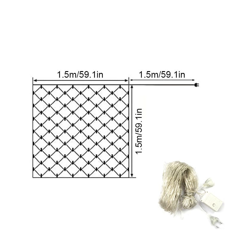Solar Fishnet Light | Luvikno