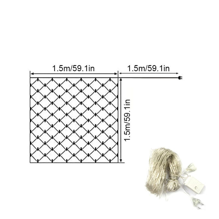 Solar Fishnet Light | Luvikno