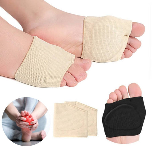 CushionFlex Fremre fotbeskyttelse | Silikon Gelpute - Absorberer støt på foten - Smertelindring - for Metatarsalgia - Daglig komfort Luvikno