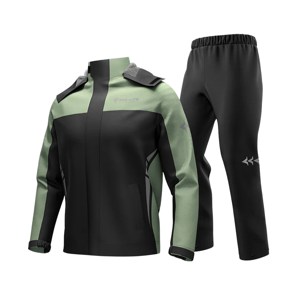 Luvik | Unisex Motorsykkel Regnjakke - vanntett og pustende - Lett design