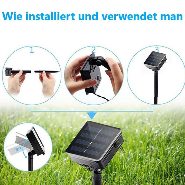 Luvikno | Rheinwing™ Solcelle Rattan LED Lys