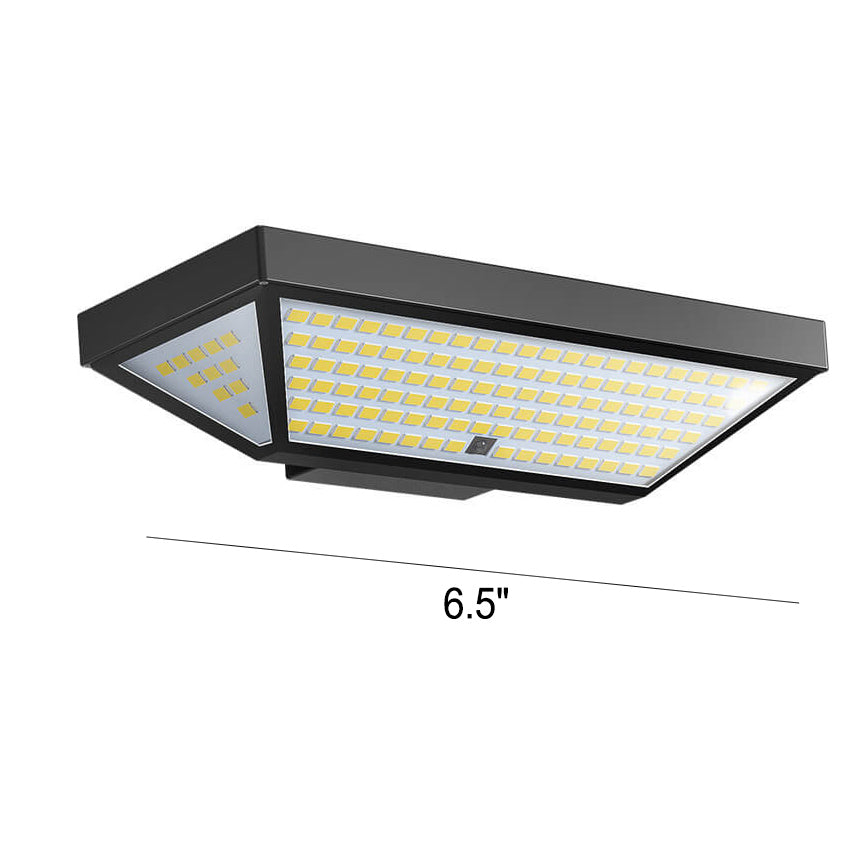 Enkel soltrapezoid LED multifunksjonell utendørs vanntett hagevegglampe | Luvikno