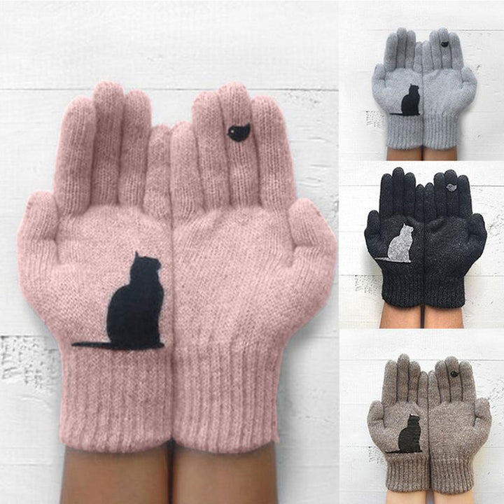 Luvikno | Kottongloves i kattestil
