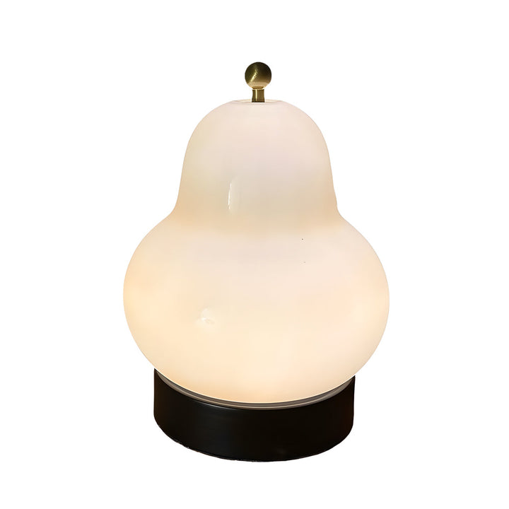 Luvikno | Elegant USB Pæreformet Bordlampe med Dimmbar LED