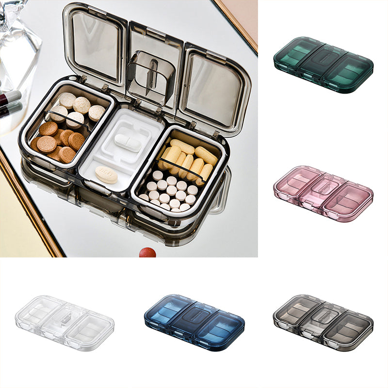Rektangulær Pill Case Organizer Beholder | Luvikno