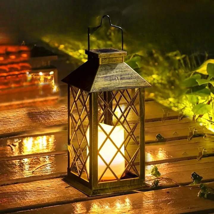 Noctis Garden Lantern - Magisk Solenergi Hagebelysning | Luvikno