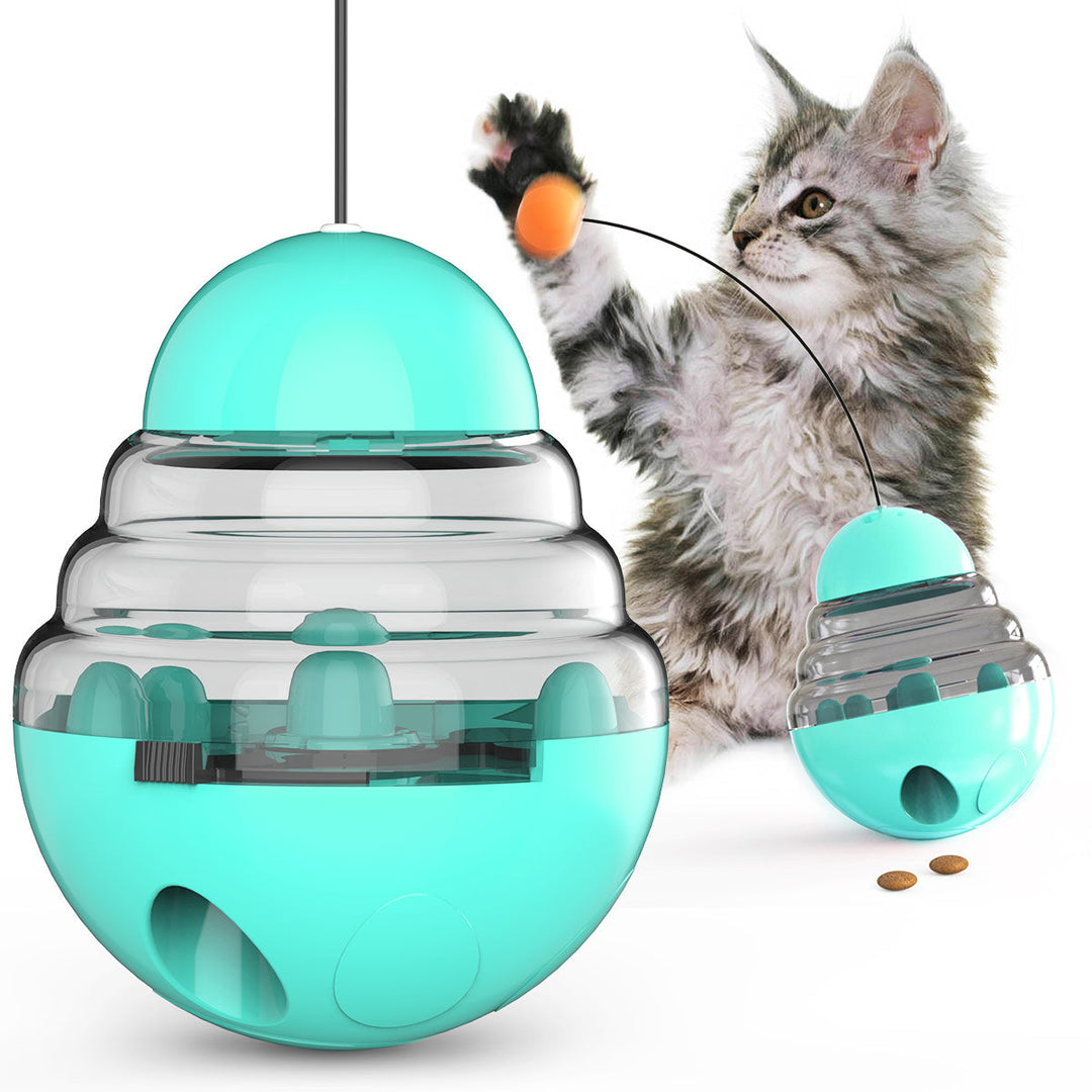 Wobble Food Teaser – Interaktiv Fôrball & Stang for Katter Luvikno