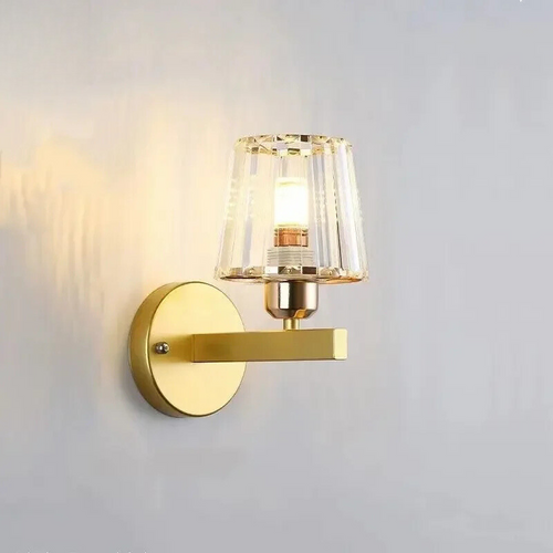 CrystalLuxe - Elegant Krystall LED Veggbelysning Luvikno