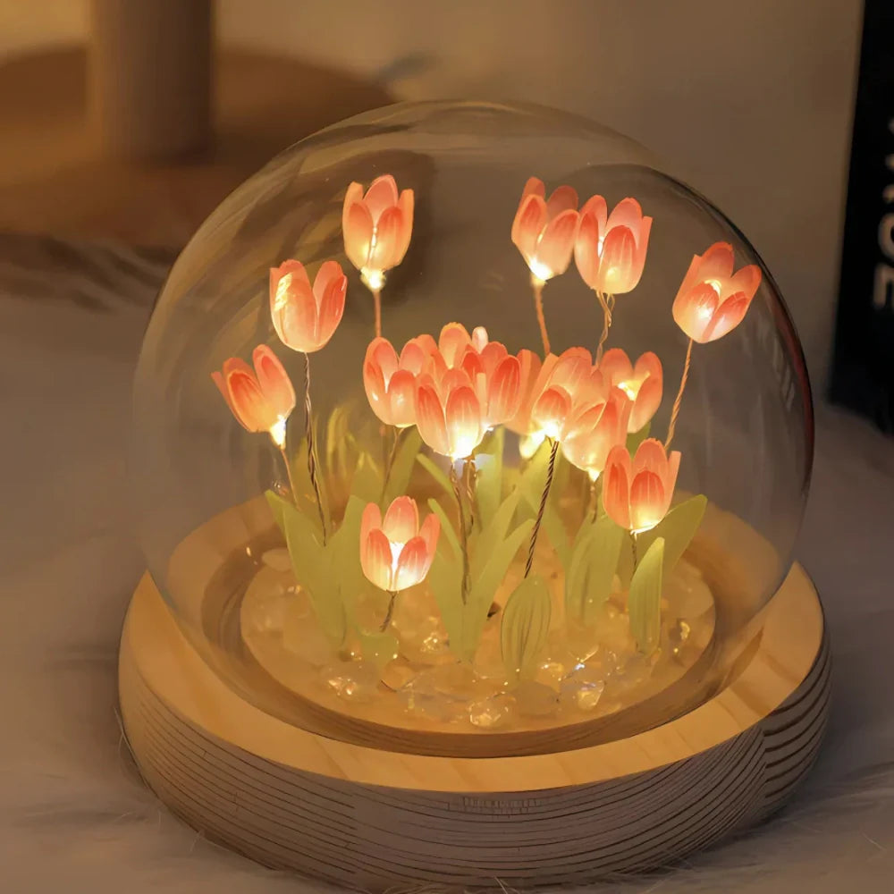 Glass Dome Tulip Light | Luvikno