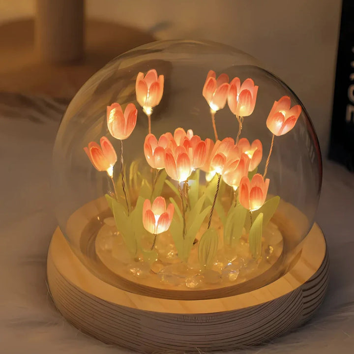 Glass Dome Tulip Light | Luvikno