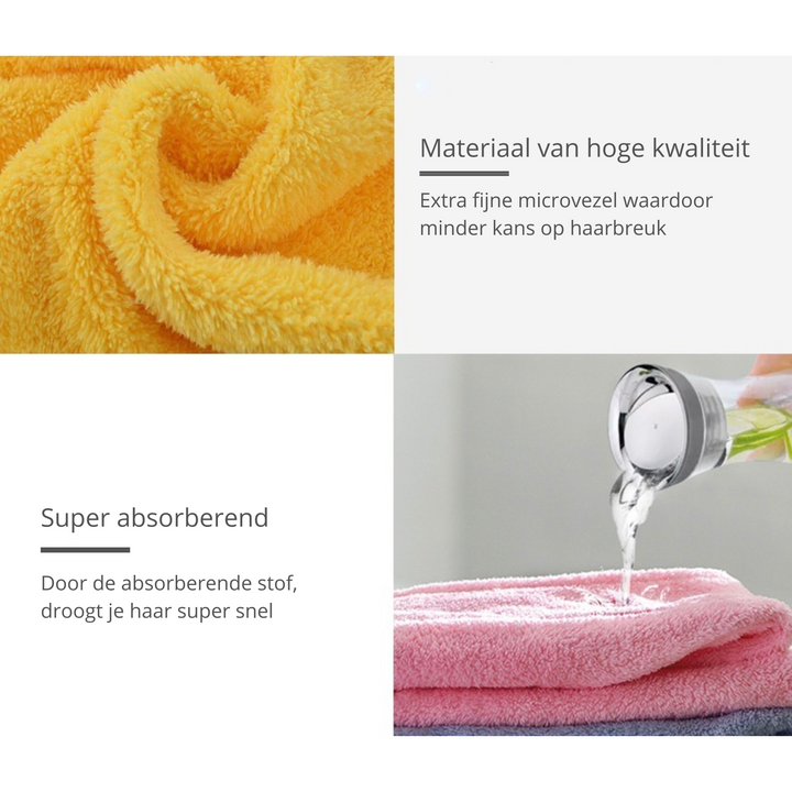 MagicTowel – Sneldrogende Håndkle for Sunt Hår Luvikno