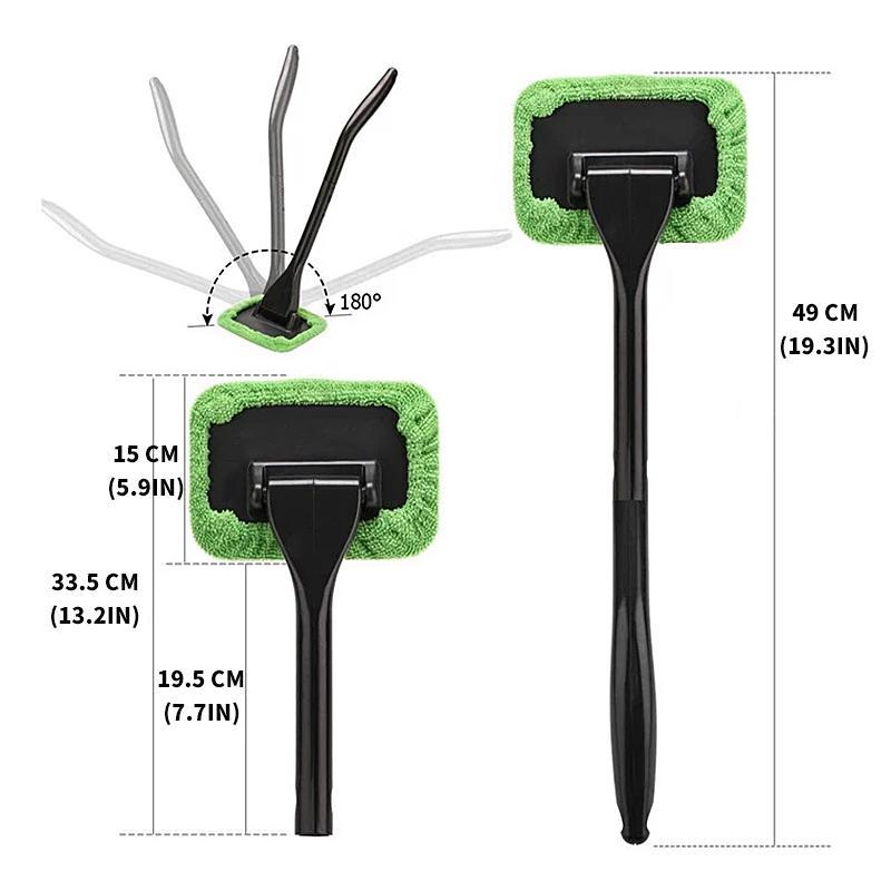Mikrofiber rengjører med 2 gjenvendbare mikrofiberdeksler | Luvikno