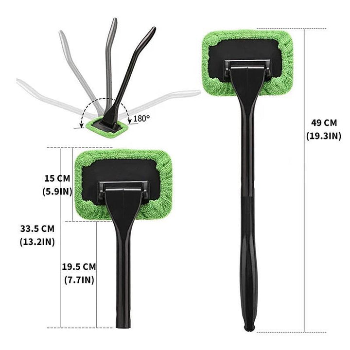 Mikrofiber rengjører med 2 gjenvendbare mikrofiberdeksler | Luvikno