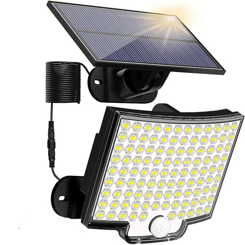 Luvikno | 106 LED Solcelle Utebelysning med Bevegelsessensor