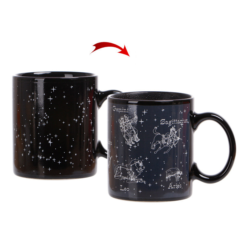 Varmefølsom temperaturforandrende Starry Mug | Luvikno