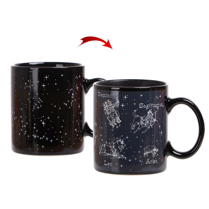 Varmefølsom temperaturforandrende Starry Mug | Luvikno