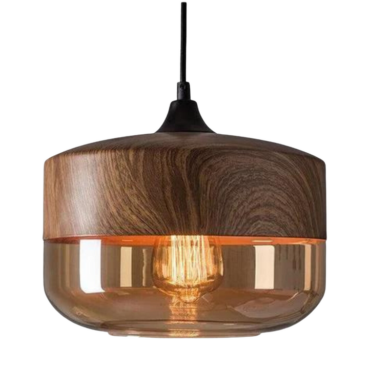 Stilig Skandinavisk Tre Taklampe - NordLuna | Luvikno