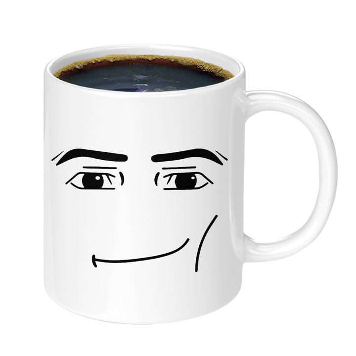 Emoji Printet Keramisk Krus | Luvikno